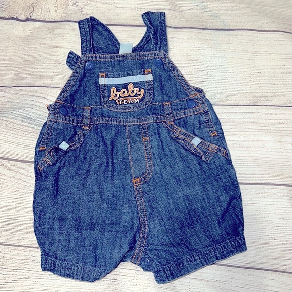 Carter’s baby boy denim overalls 3 months - Picture 1 of 3